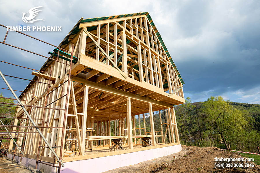 Các loại gỗ phù hợp dành cho công trình xây dựng.
