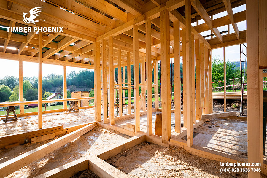Các loại gỗ phù hợp dành cho công trình xây dựng.