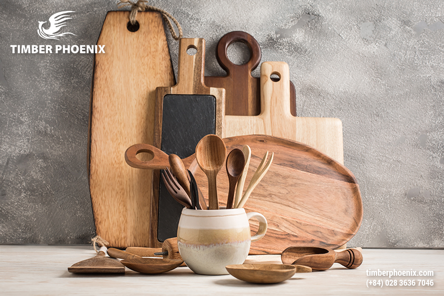 Danh sách các sản phẩm đồ gia dụng gỗ phổ biến.