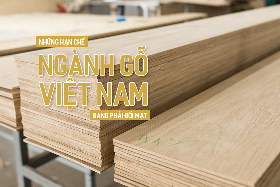 Những hạn chế mà ngành gỗ Việt Nam đang phải đối mặt.